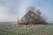 Alte Scheune in der Nähe von Etting, Oberbayern, Bayern, Deutschland