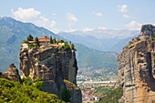 Heiliges Kloster der Heiligen Dreifaltigkeit, Meteora, UNESCO-Weltkulturerbe, Thessalien, Griechenland, Europa