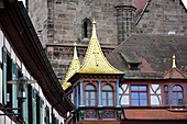 Königsplatz in Schwabach, Lower Franconia, Bavaria, Germany