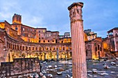 Trajan's Market, Mercati di Traiano, Via dei Fori Imperiali Street, Rome, Lazio, Italy, Europe.