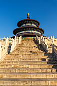 Die Gebetshalle für gute Ernten im Himmelstempel, UNESCO-Weltkulturerbe, Peking, Volksrepublik China, Asien