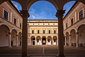 Galleria Nazionale delle Marche, Palazzo Ducale, Urbino, Marken, Italien, Europa