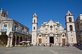 Cathedral de San Cristobal, Plaza de la Cathedral, Old Town, UNESCO World Heritage Site, Havana, Cuba, West Indies, Caribbean, Central America