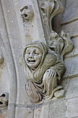 Figurenschmuck an der Fassade der St. Mary the Virgin Kirche, Oxford, Oxfordshire, England