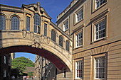 Hertford Bridge des Hertford College, Seufzerbrücke, Seufzerbrücke genannt, Oxford, Oxfordshire, England
