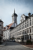 Studienkirche Mariä Himmelfahrt und Akadamie für Lehrerfortbildung, Dillingen an der Donau, Bayern, Deutschland