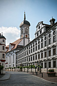 Studienkirche Mariä Himmelfahrt und Akadamie für Lehrerfortbildung, Dillingen an der Donau, Bayern, Deutschland