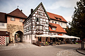 western city gate in Mühlheim an der Donau, Baden-Württemberg, Germany