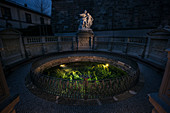 the source of the Danube at the castle in Donaueschingen, Schwarzwald-Baar-Kreis, Baden-Württemberg, Danube, Germany