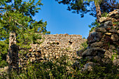 In den Ruinen von Syedra, Alanya, Türkische Riviera, Mittelmeerregion, Kleinasien,Türkei