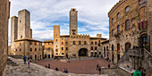 Piazza del Duomo, San Gimignano, Siena Province, Tuscany, Italy