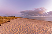 Morning mood on the beach in Dahme, Baltic Sea, Ostholstein, Schleswig-Holstein, Germany