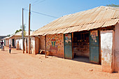 Gambia; Central River Region; Shop in Janjanbureh; formerly Georgetown