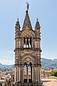 On the roof of the Maria Santissima Assunta Cathedral, Palermo, Sicily, Italy