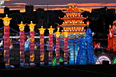 Feux Follet, chinese lights event, Montreal, Quebec, Canada
