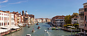Von der Scalzi-Brücke den Canal Grande Richtung San Geremia in Venedig, Panorama, Venetien, Italien