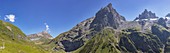 Mountain panorama from Fürenalp, Stäuber, Engelberg, Switzerland