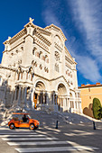 Saint Nicholas Cathedral in the old town (Monaco Ville), Monaco, Cote d'Azur, French Riviera, Mediterranean, Europe