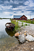 Bootshaus im Kvarken-Archipel, UNESCO-Weltkulturerbe, Finnland, Europa