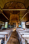 Interior of Petaejeveden (Petajavesi Old Church), Petajavesi, UNESCO World Heritage Site, Finland, Europe