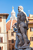Statue des Neptun, Piazza Della Signora, Florenz, Italien
