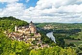 Schloss von Castelnaud, Castelnaud, Dordogne, Aquitanien, Frankreich