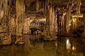 Italy, Sardinia, Alghero, Capo Caccia.\nIn the heart of the Capo Caccia promontory, the wonder scenarios of underground world of Neptune's cave.