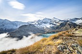 Peaks around Serrù lake, Orco Valley, Gran Paradiso National Park, Piedmont, Graian alps, Italian alps, Italy