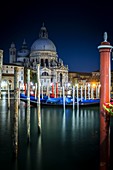 Venice at Night.\nEurope, Italy, Veneto region, Venezia