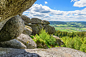 Granite rock Hochbuchet in Aigen-Schlägl, Upper Mühlviertel, Upper Austria, Austria
