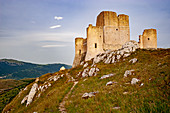 The Rocca Calascio castle,  famous place in Abruzzo region and location for many movie. Italy