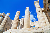 The Propylaea, The monumental gateway to the Acropolis, Athens, Greece, Europe,