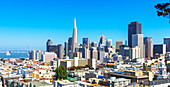 Skyline des Financial District, San Francisco, Kalifornien, USA