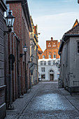 View of the old town of Lueneburg, Germany