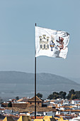 The flag of Altequera, Spain