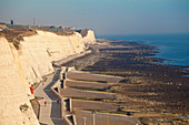Kreidefelsen von Brighton Marina, Brighton, Sussex, England, Vereinigtes Königreich, Europa