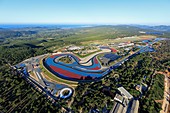 France, Var, Le Castellet, racetrack Paul Ricard (aerial view)