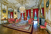 France, Paris, hotel Matignon, residence of prime minister, the Red room