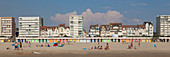 France, Pas de Calais, Cote d'Opale, Le Touquet, buildings seen from the beach