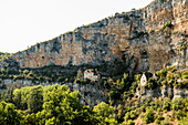 Sauliac-sur-Célé, an der Célé, bei Figeac, Departement Lot, Occitanie, Frankreich