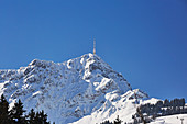 Blick von St. Johann in Tirol zum Kitzbühler Horn, St. Johann in Tirol, Tirol, Kitzbühler Alpen, Österreich
