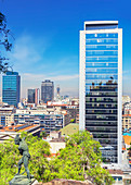 Santiago downtown buildings, Santiago de Chile, Chile, South America