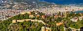 View from the castle hill to the city of Alanya, Turkish Riviera, Mediterranean region, Asia Minor, Turkey