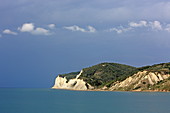Cliff in Stefanos Avlioton, Corfu Island, Ionian Islands, Greece
