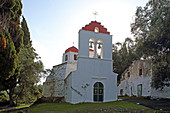 Stavromenos-Kirche im Ort Nimfes, Insel Korfu, Ionische Inseln, Griechenland