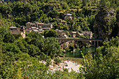Saint-Chély-du-Tarn, Gorges du Tarn, Parc National des Cévennes, Cevennes National Park, Lozère, Languedoc-Roussillon, Occitania, France