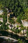 Castelbouc, Gorges du Tarn, Parc National des Cévennes, Nationalpark Cevennen, Lozère, Languedoc-Roussillon, Okzitanien, Frankreich