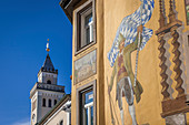 Town hall of Bad Reichenhall, Upper Bavaria, Bavaria, Germany
