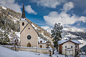 Pilgrimage church Maria Schnee in limestone, Innervillgraten, Villgratental, East Tyrol, Tyrol, Austria