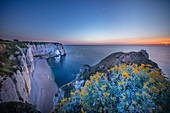 Felsbogen Manneporte an der Alabasterküste bei Étretat, Normandie, Frankreich